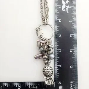 Ruby Rd Jewelry Ruby Rd. | Jewelry | Ruby Rd Owl Cluster Charm Pendant Silver 6 Long ...